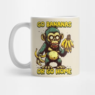 Go Bananas or Go Home / Zombie ape Mug